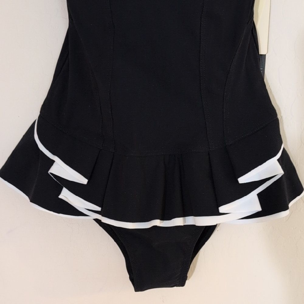 NWT Profile by Gottex Standard Belle Curve D Cup Swimsuit One Piece - Size 6D - Picture 4 of 12